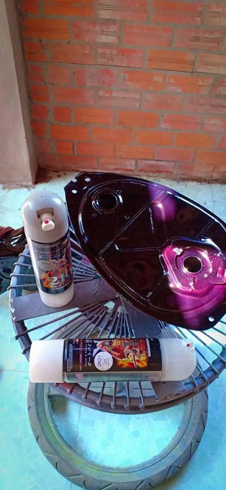 Sơn xịt Samurai UCH6111 màu tím nho cổ điển xe dream