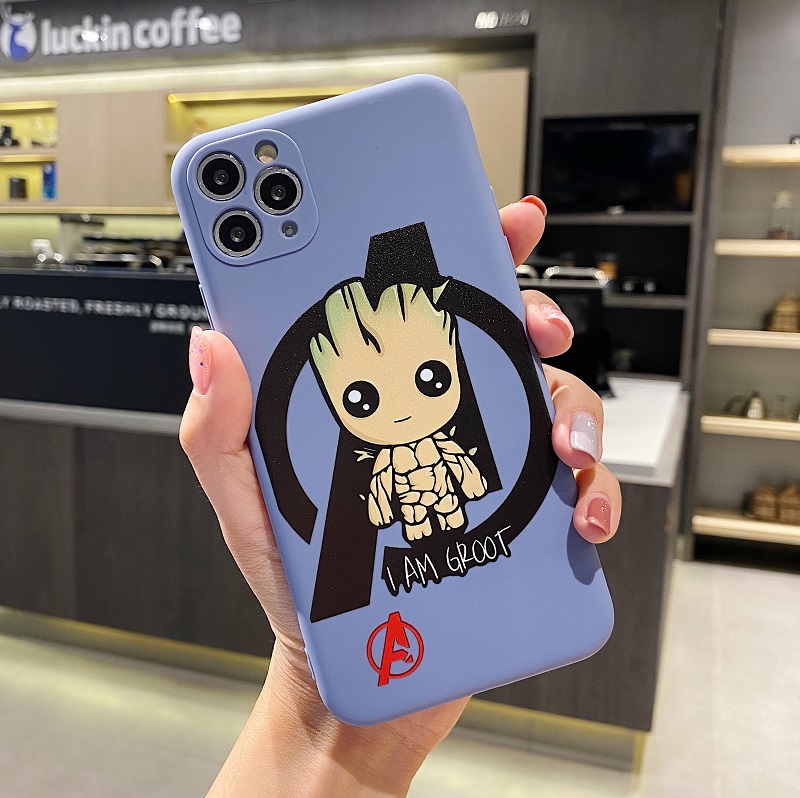 Ốp Lưng Silicon Màu Bảo Vệ CAMERA Avenger