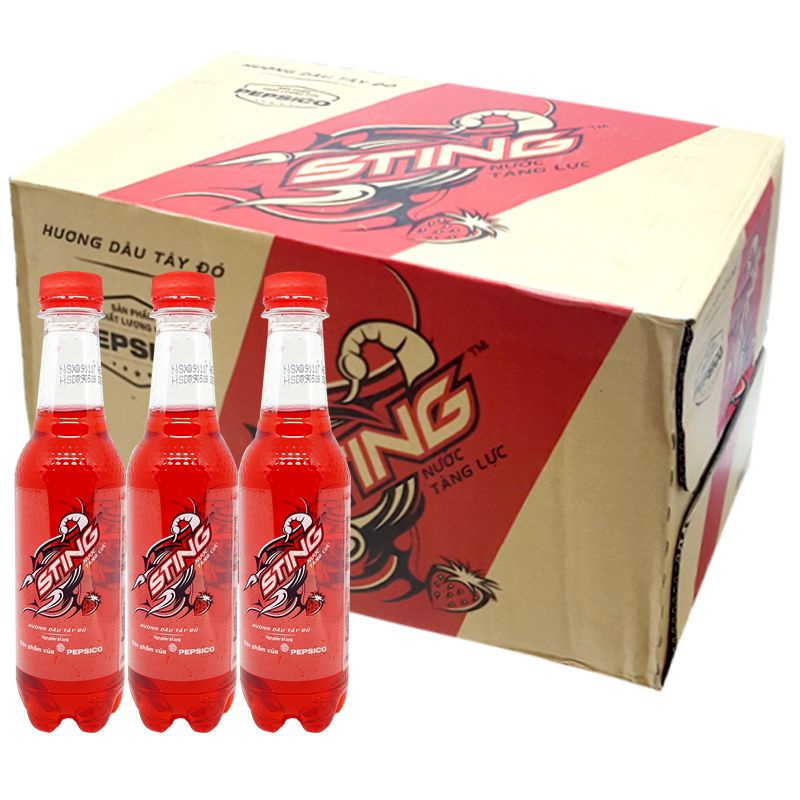 Lốc sting 6 chai 330ml vị hồng sâm
