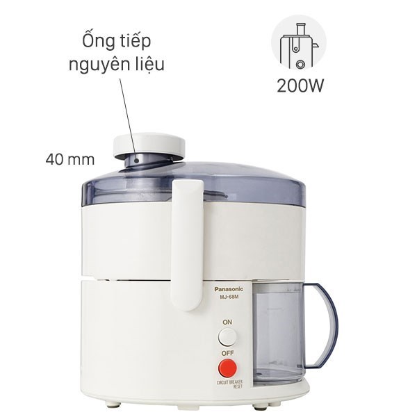 Mj-68mpra Panasonic fruit juicer genuine 100% 12 months warranty