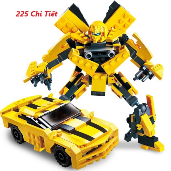 [584 CHI TIẾT-HÀNG CHUẨN] BỘ ĐỒ CHƠI XẾP HÌNH LEGO Transformer BUMBLEBEE - Lego Robot Biến Hình
