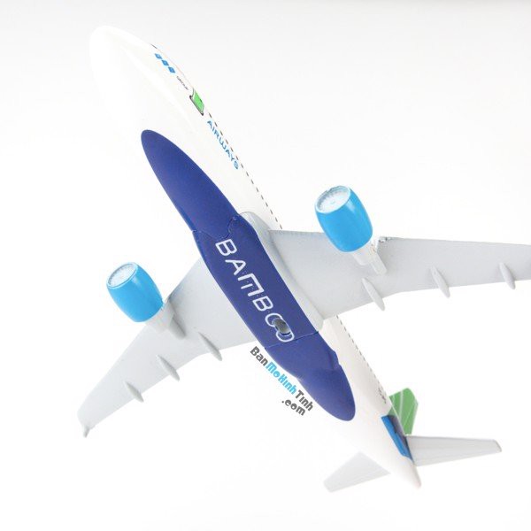 Mô hình máy bay Bamboo Airways Airbus A320 16cm Everfly