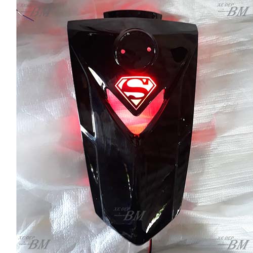 mặt nạ xe sirius đen độ led