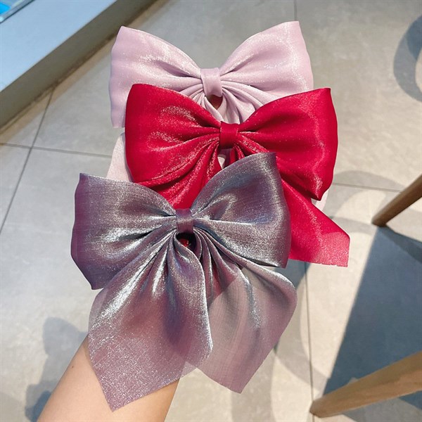 Kẹp tóc NƠ LỤA phong cách Hàn Quốc siêu dễ thương siêu xinh ❤️ G.E.M Store ❤️