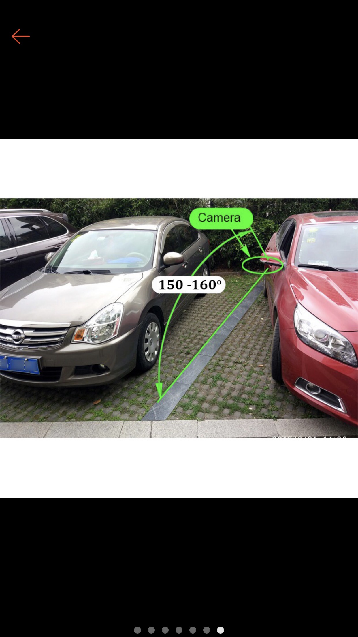 Camera Cặp Lề Ô Tô AHD 361 Xoay 360 Độ