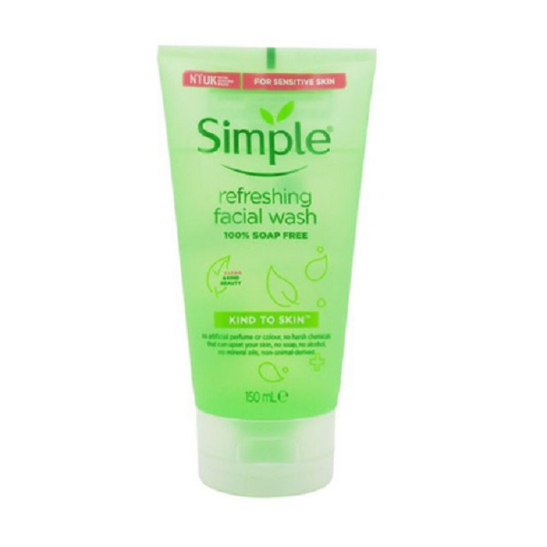 Sữa Rửa Mặt Dịu Nhẹ Simple Kind To Skin Refreshing Facial Wash 150ml nhập khẩu