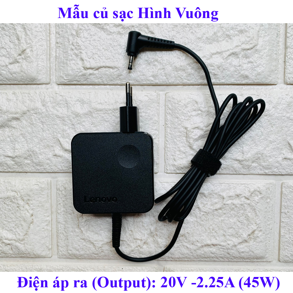 Sạc laptop lenovo 20v 2.25a chân nhỏ φ4.0mm*1.7mm dành cho laptop lenovo ideapad