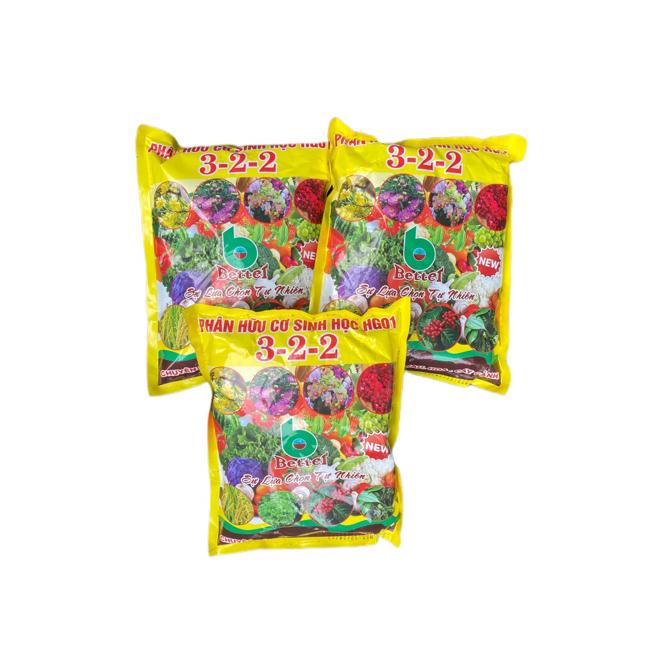 3 gói phân hữu cơ sinh học