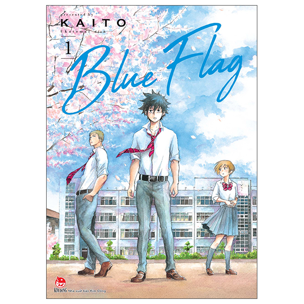 Fahasa - blue flag - tập 1 - tặng kèm bookmark pvc