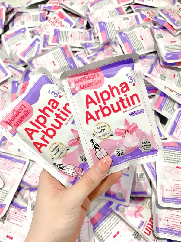Viên Bột Kích Trắng Alpha Arbutin 3 Plus Thái Lan
