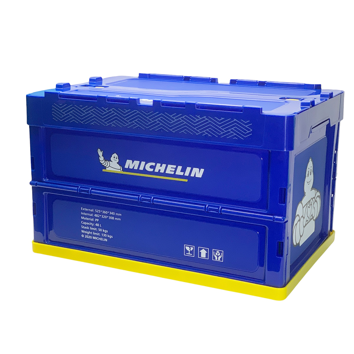 thùng đựng đồ ô tô Michelin (Pháp) có thể gấp sếp gọn, chất liệu  nhựa PP cao cấp, chịu được lực nặng cao