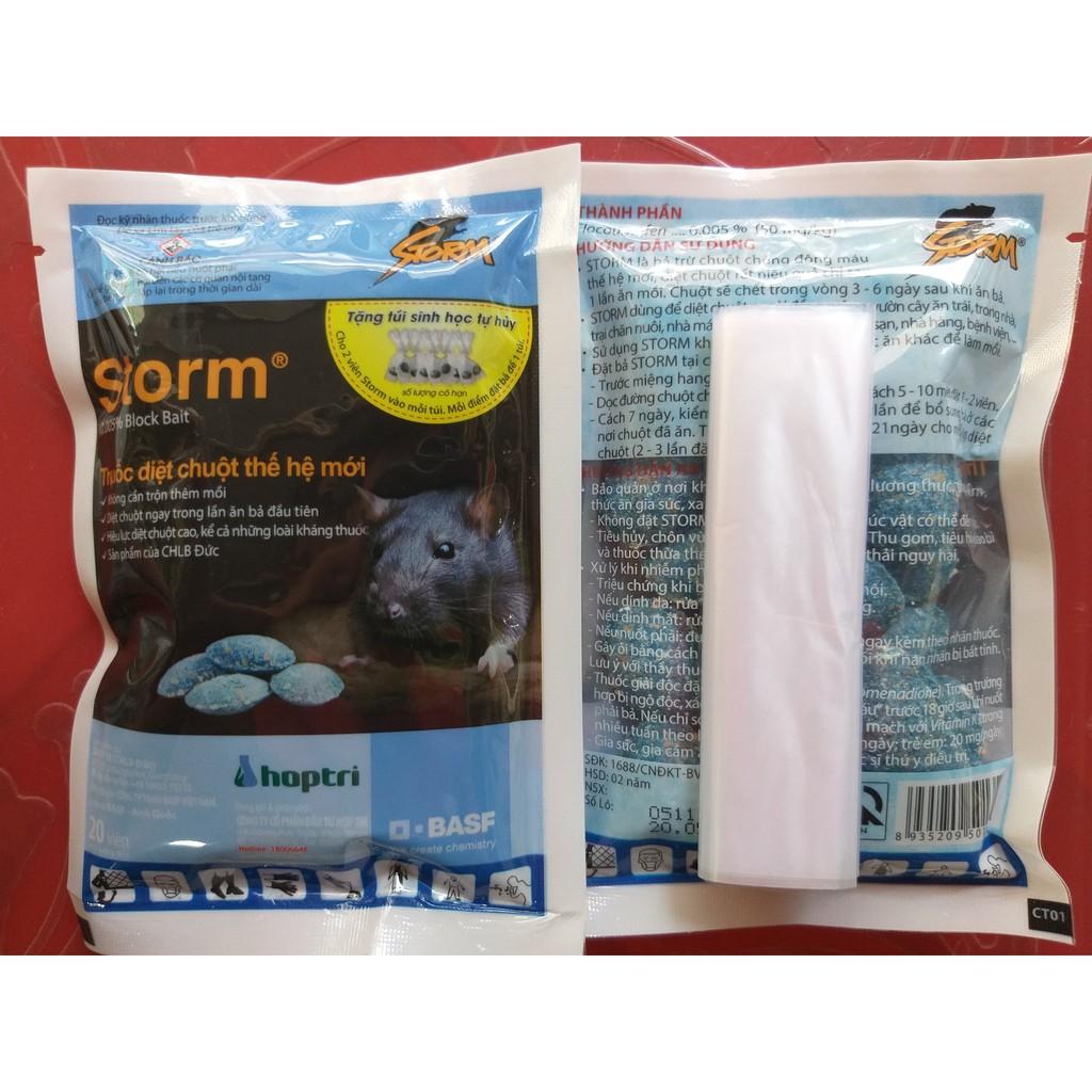 (gói 20 viên) Thuốc diệt chuột Storm - Thuốc chuột Storm