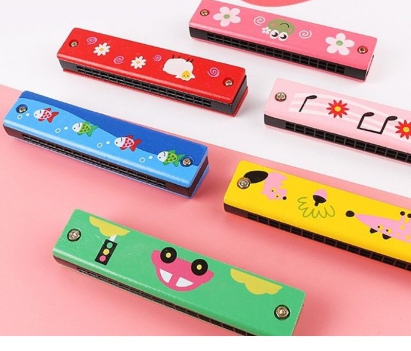Kèn Gỗ Harmonica Luyện Âm Nhạc Cho Bé