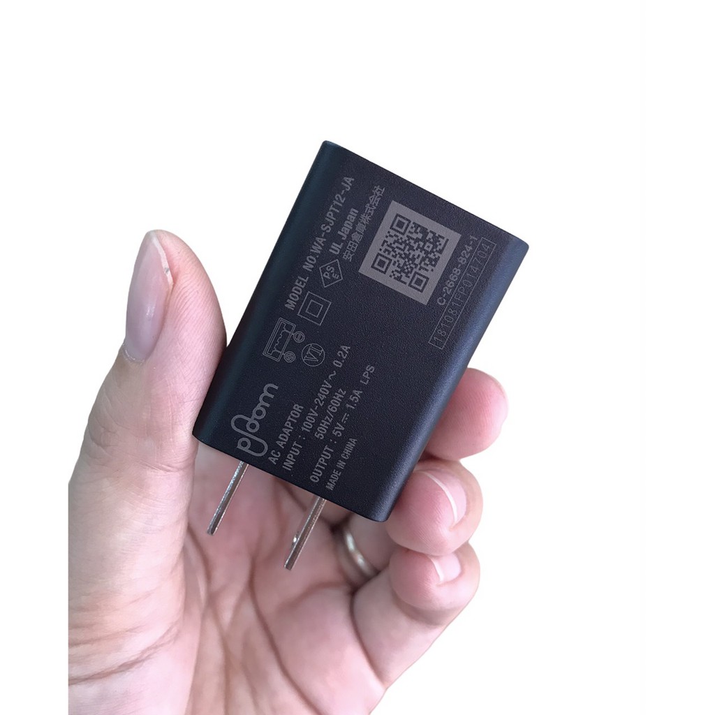 Củ sạc điện thoại camera ploomtech 5v 1.5a cổng usb sạc điện thoại, camera