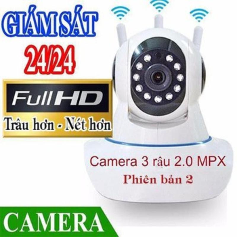 Camera IP Wifi Yoosee 3 Râu HD Không Dây Phiên Bản 2019 Xoay 360 Độ