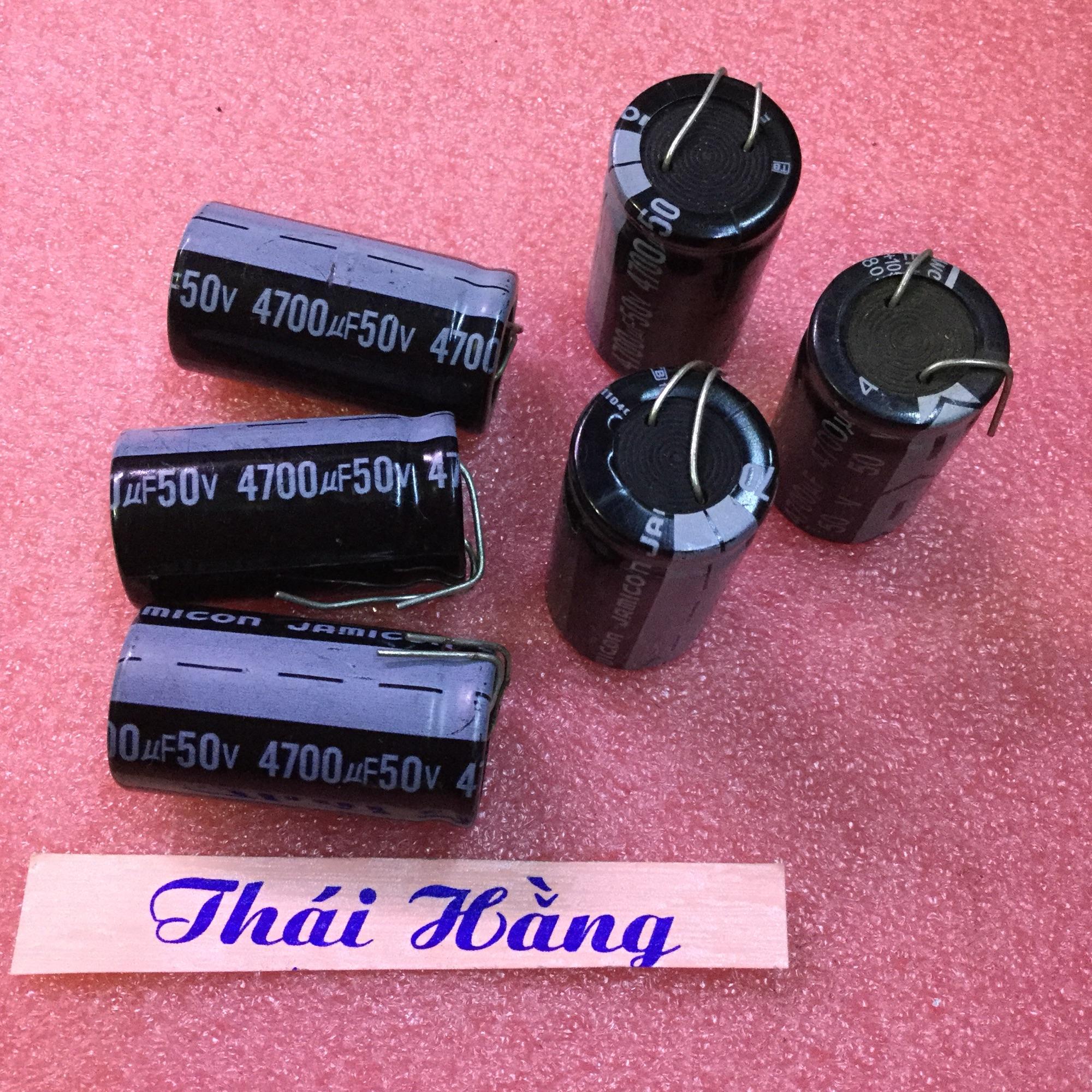 Tụ lọc nguồn 4700M/50 v ( giá 10 chiếc )