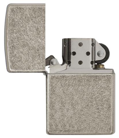 Zippo Armor Antique Silver Plate