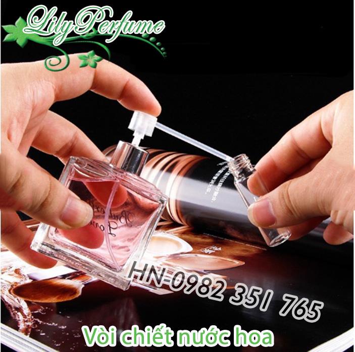 Vòi chiết nước hoa (Vỏ chiết/ Ống chiết/ Chai chiết nước hoa)