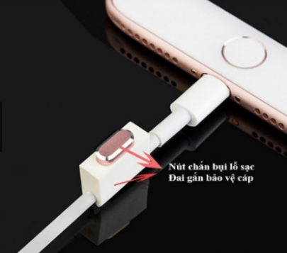 Bộ combo bảo vệ camera + nút home + nút chống bụi tai nghe iphone 7plus 8plus