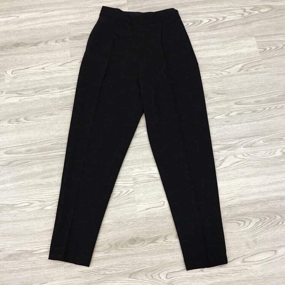 Quần Baggy công sở cạp chun