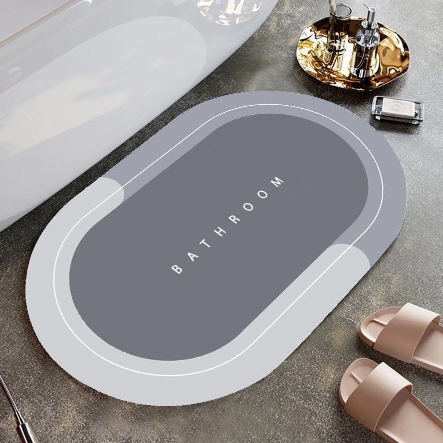 Thảm silicon-thảm hút nước siêu thấm - thảm lau chân siêu mềm siêu dày, siêu thấm nước chất liệu chống trượt