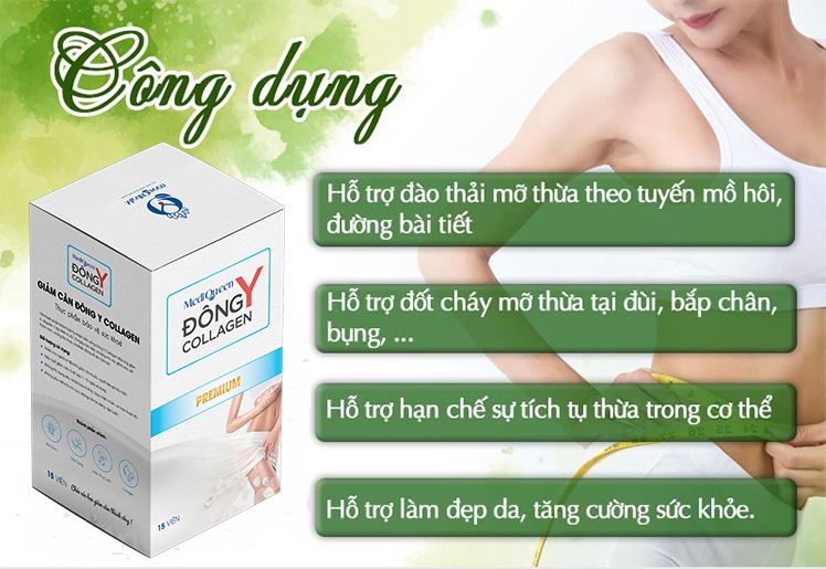 Viên uống giảm béo Đông Y Collagen