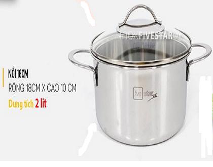 BỘ NỒI FIVESTAR (INOX 304) 3 LỚP