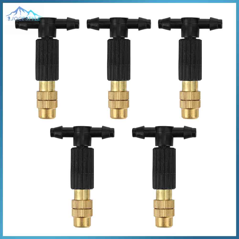 5pcs Automatic Spray Tip Nozzles Nebulizer Thread Copper Water Sprinkler Heads