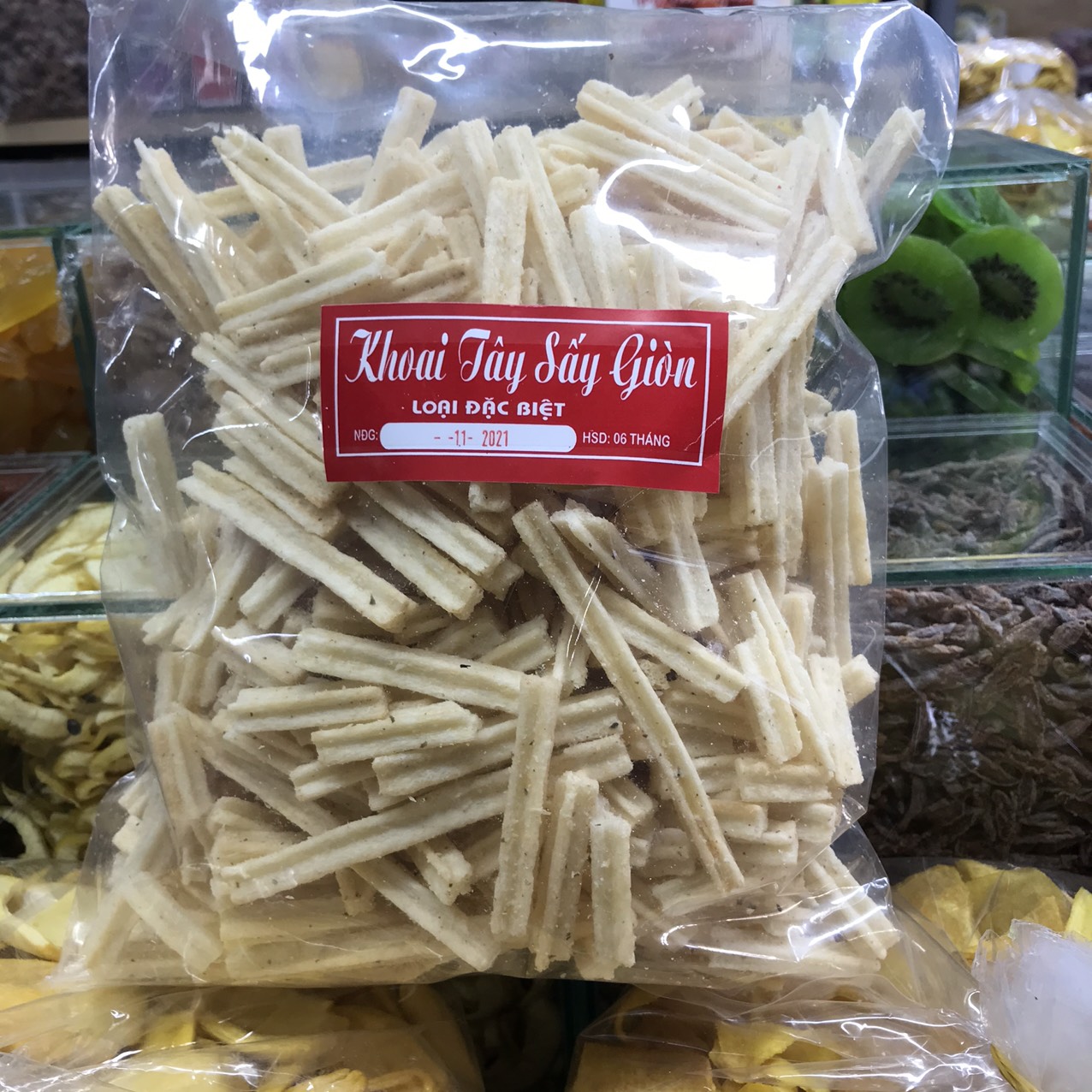 500 gr khoai tây sấy giòn - đặc sản đà lạt