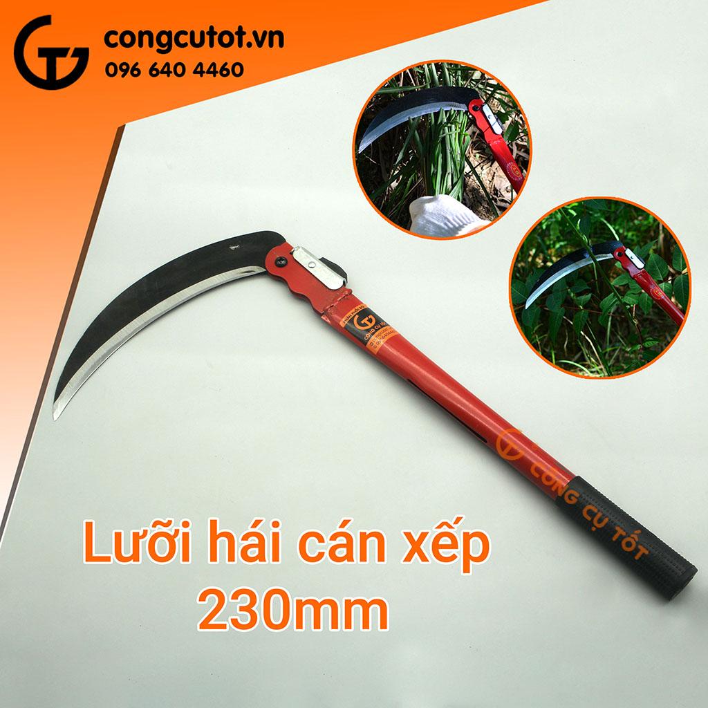 Lưỡi hái cán xếp đa năng