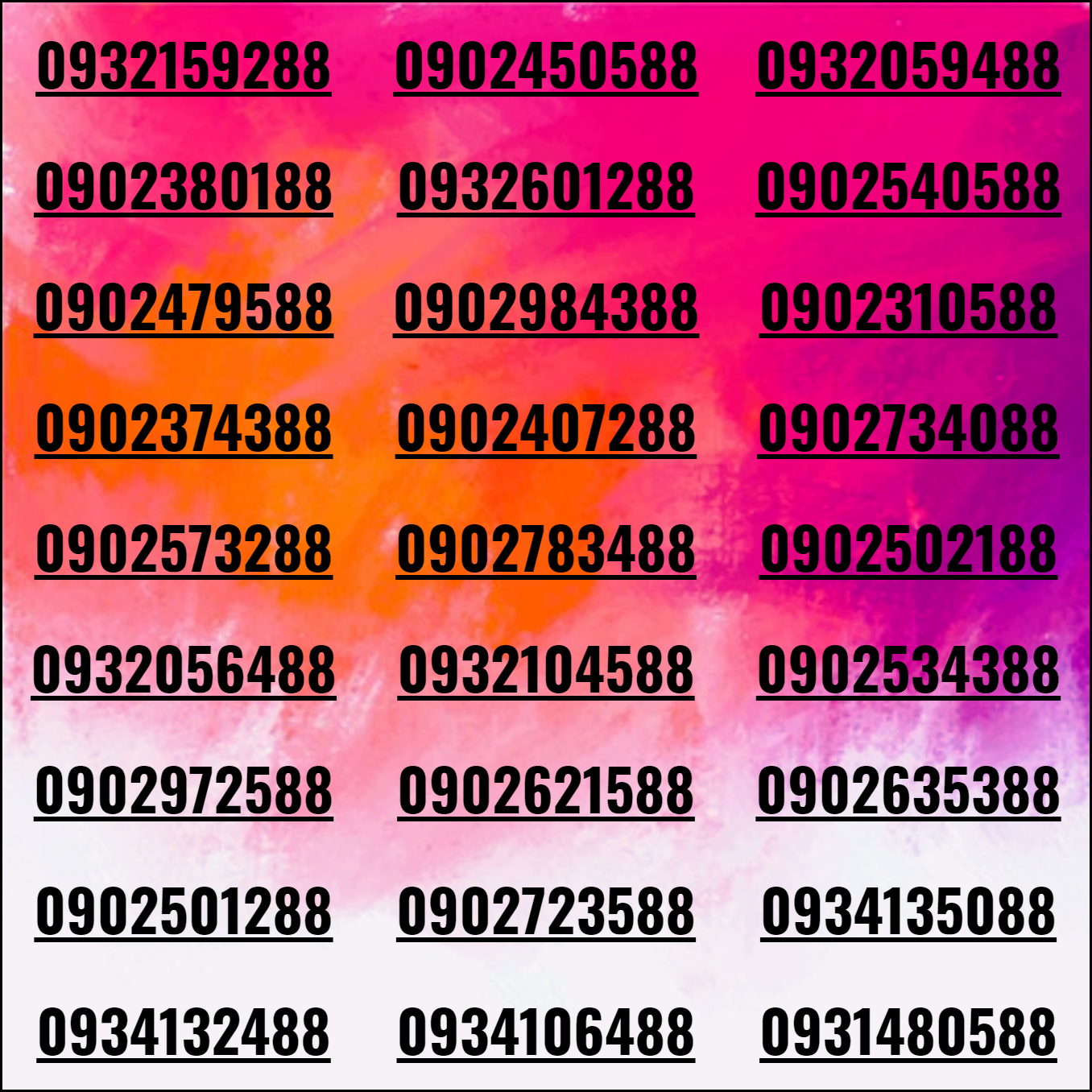 Sim đẹp phong thủy đầu 09 đuôi 99, 88 và 68