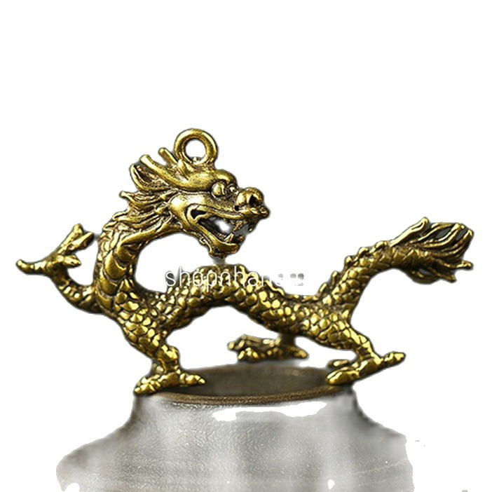 Tượng đồng phong thủy rồng thanh long trang trí vật phẩm phong thủy