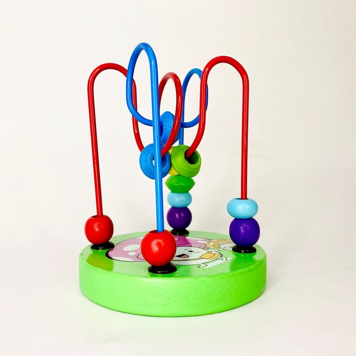 Luồn hạt gỗ mini cho bé