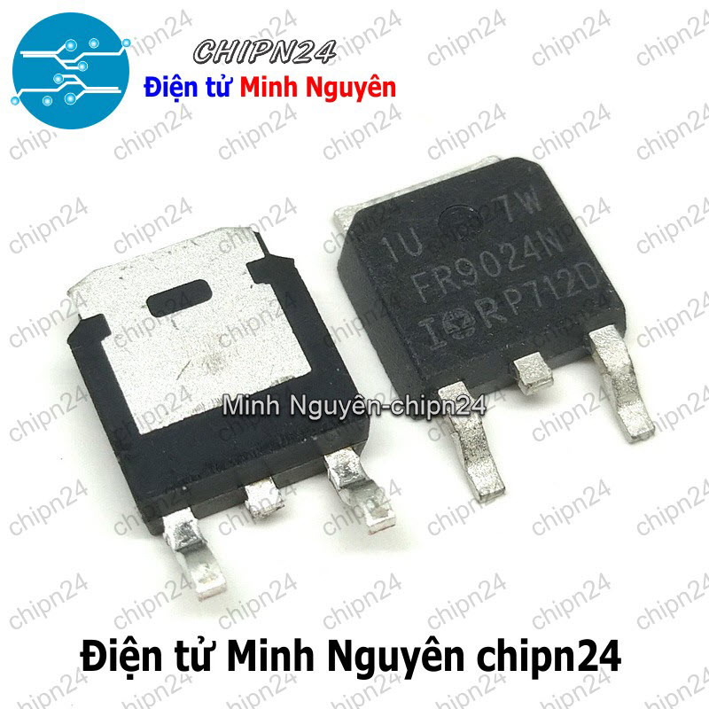 [2 con] Mosfet Dán FR9024 TO-252 11A 55V Kênh P (SMD) (IRFR9024 IRFR FR 9024) - HH006169