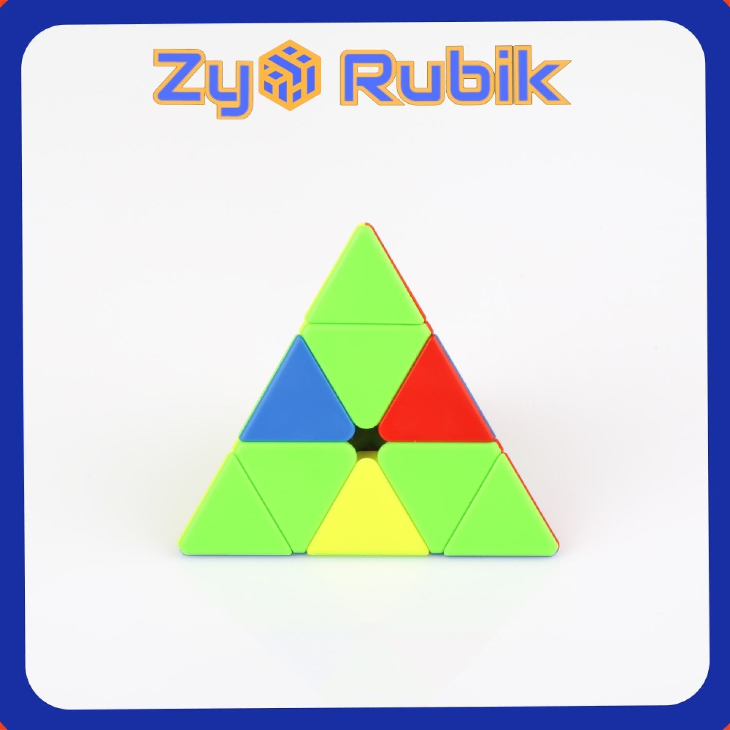 Rubik pyraminx 3x3 QiYi MS Magnetic 2020 stickerless (Có nam Châm- Hãng Mod M) - ZyO Rubik