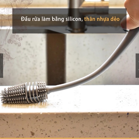 Cọ bình sữa ly cốc chén làm từ silicon