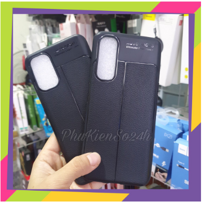 Ốp lưng Realme 7 / realme 7 pro silicon da màu đen