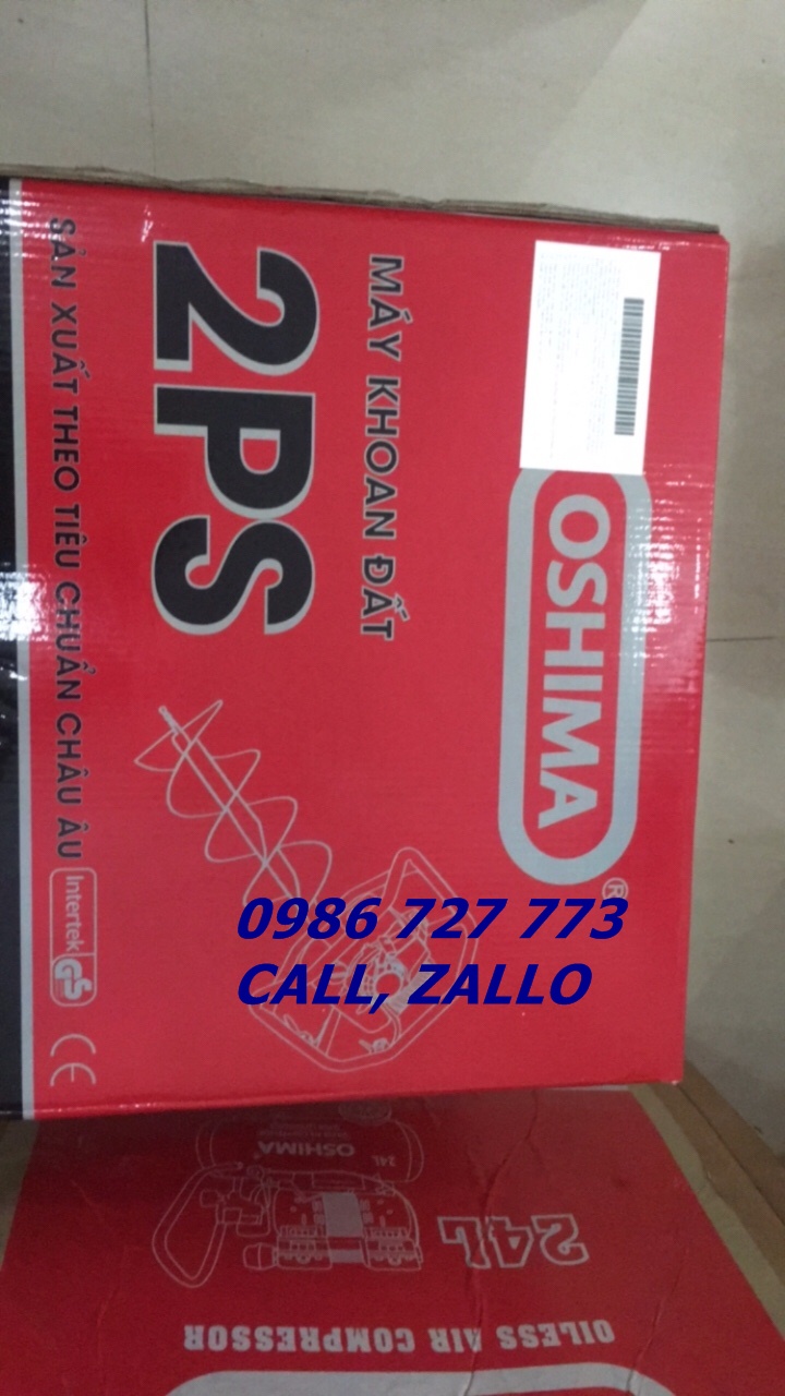 Máy khoan đất oshima 2ps kèm mũi khoan 100mm