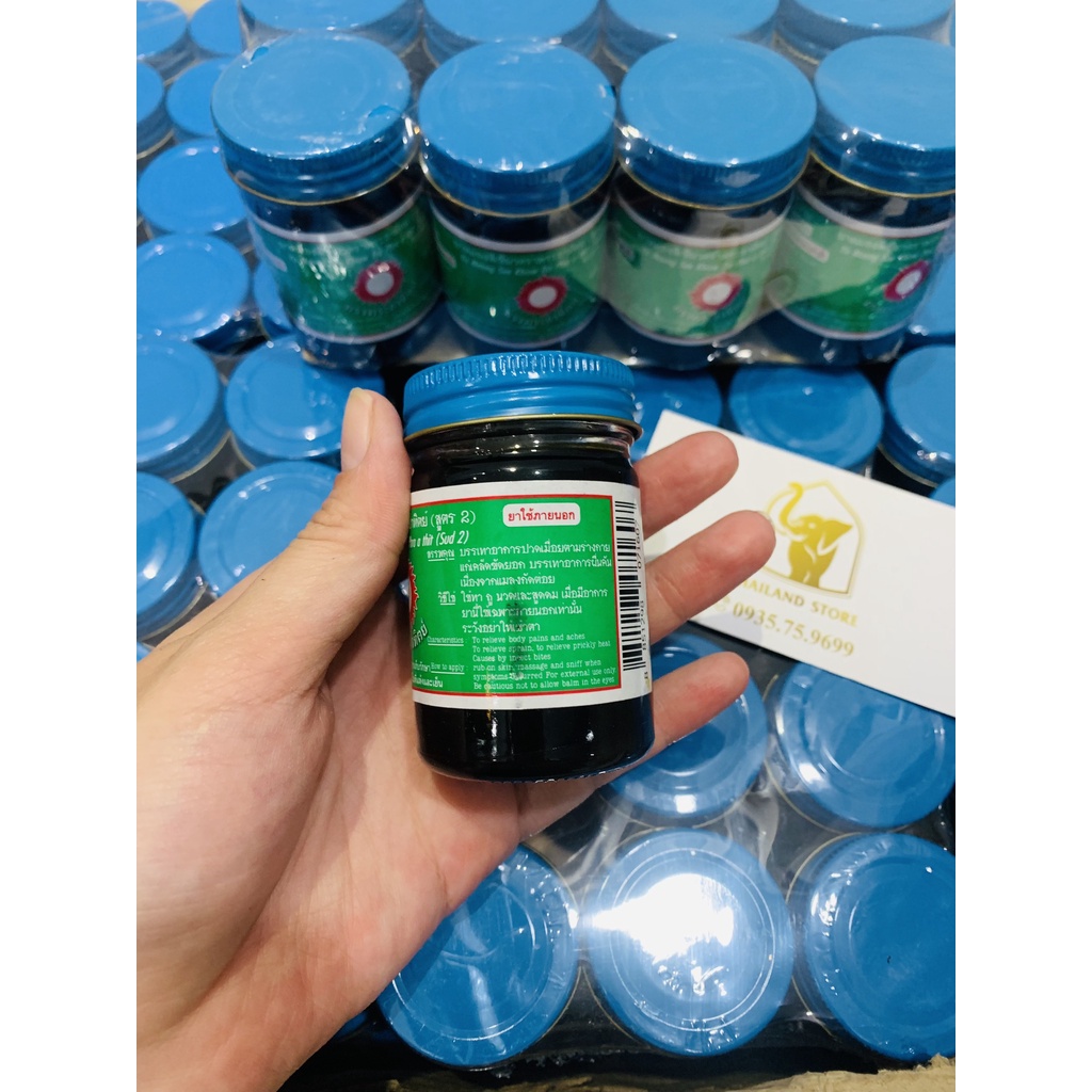 [COMBO 12 LỌ] Dầu Cù Là Đen Thái Lan 60gr