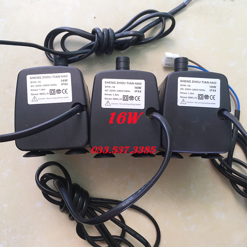 Máy bơm nước, bơm chìm công suất 8W, 16W, 18W