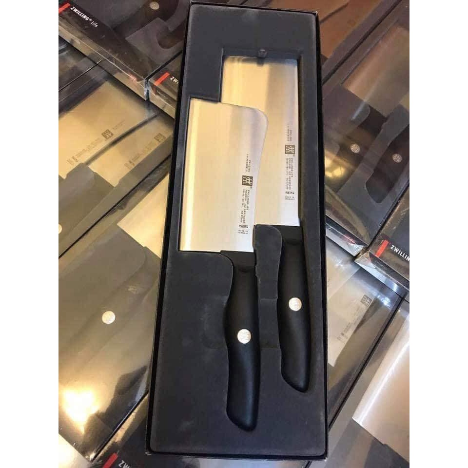 SET ĐÔI DAO CHẶT - DAO THÁI ZWILLING MADE IN GERMANY