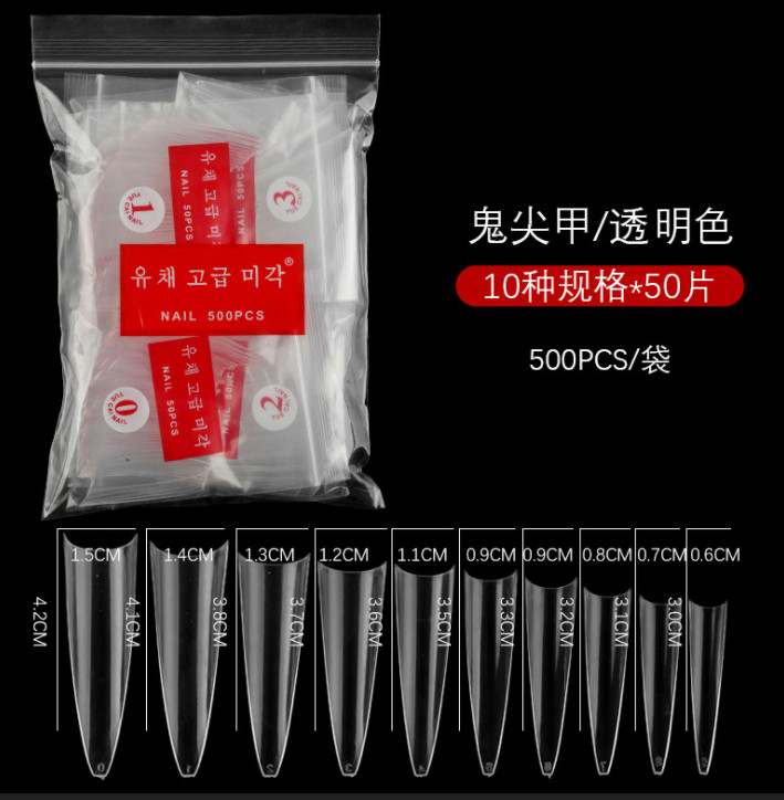 Móng Nối Nhọn Dài