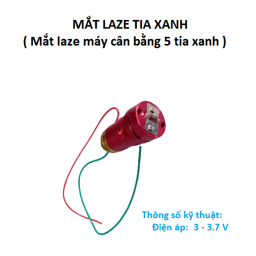 01 Mắt laze máy bắn cos - máy cân bằng 05 tia xanh