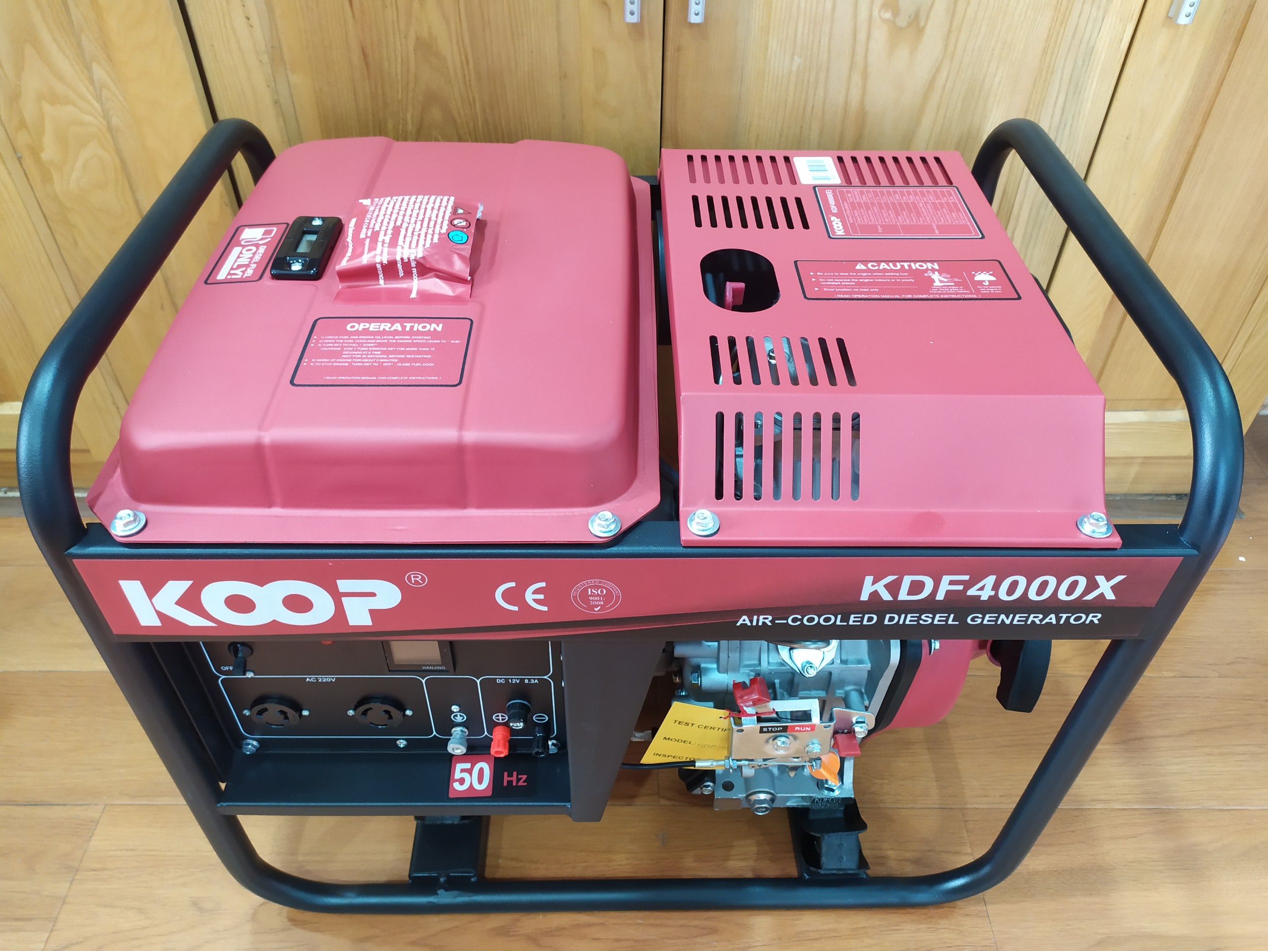 Máy Phát Điện Chạy Dầu 3kVA Koop KDF4000X