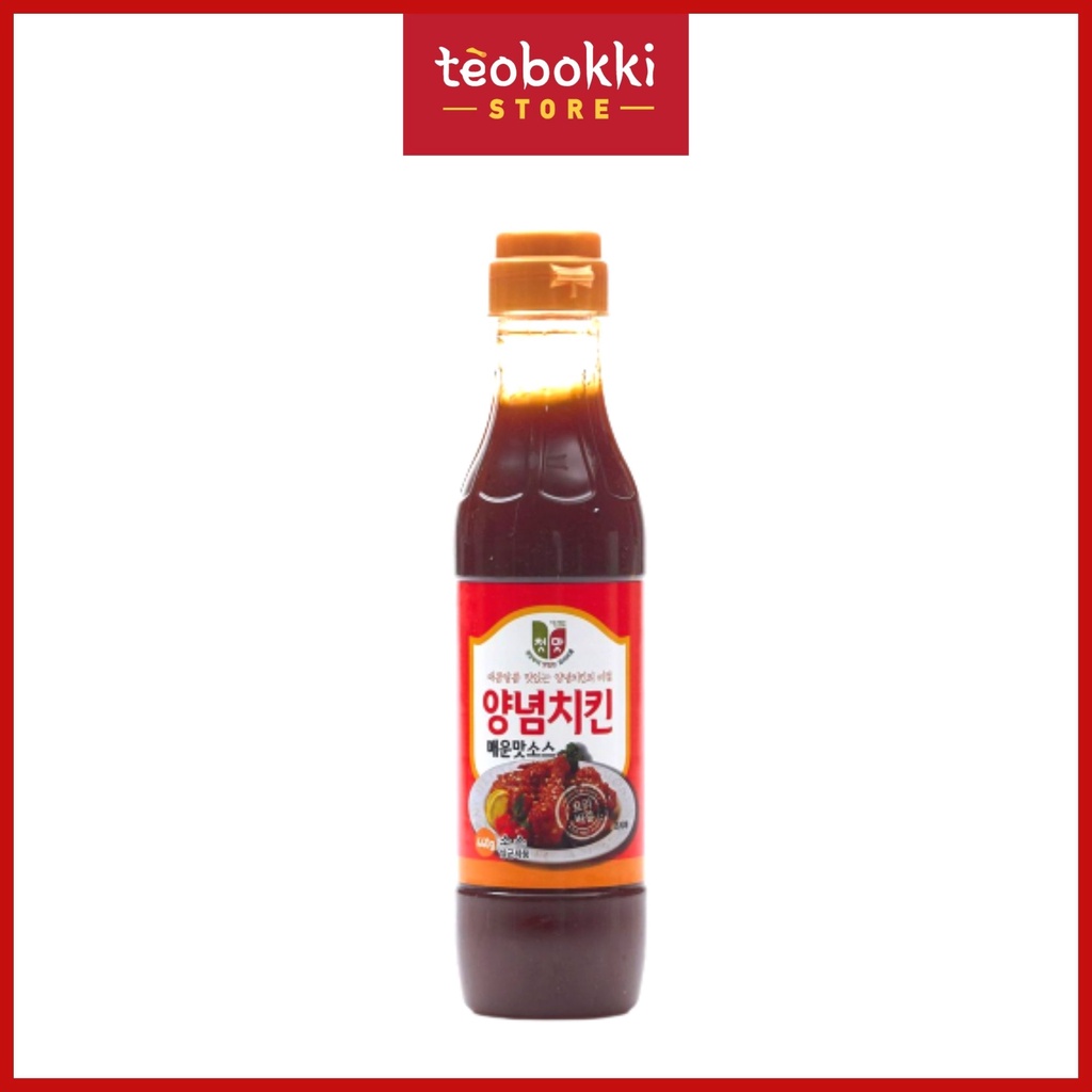 Sốt gà chiên vị cay Chungwoo 440g