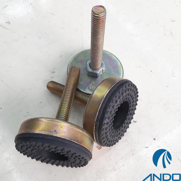 Chân tăng chỉnh M12 bát cao su 60