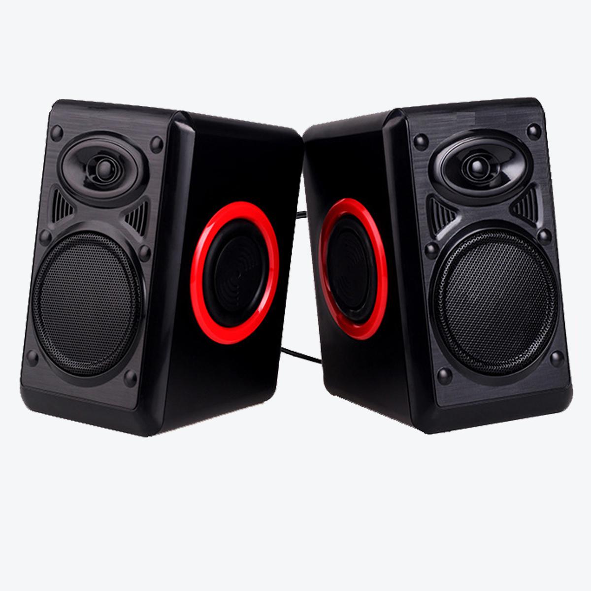 Loa vi tính ht163 cho điện thoại, máy tính, laptop bass có dây bộ 2 loa pkcbpf164