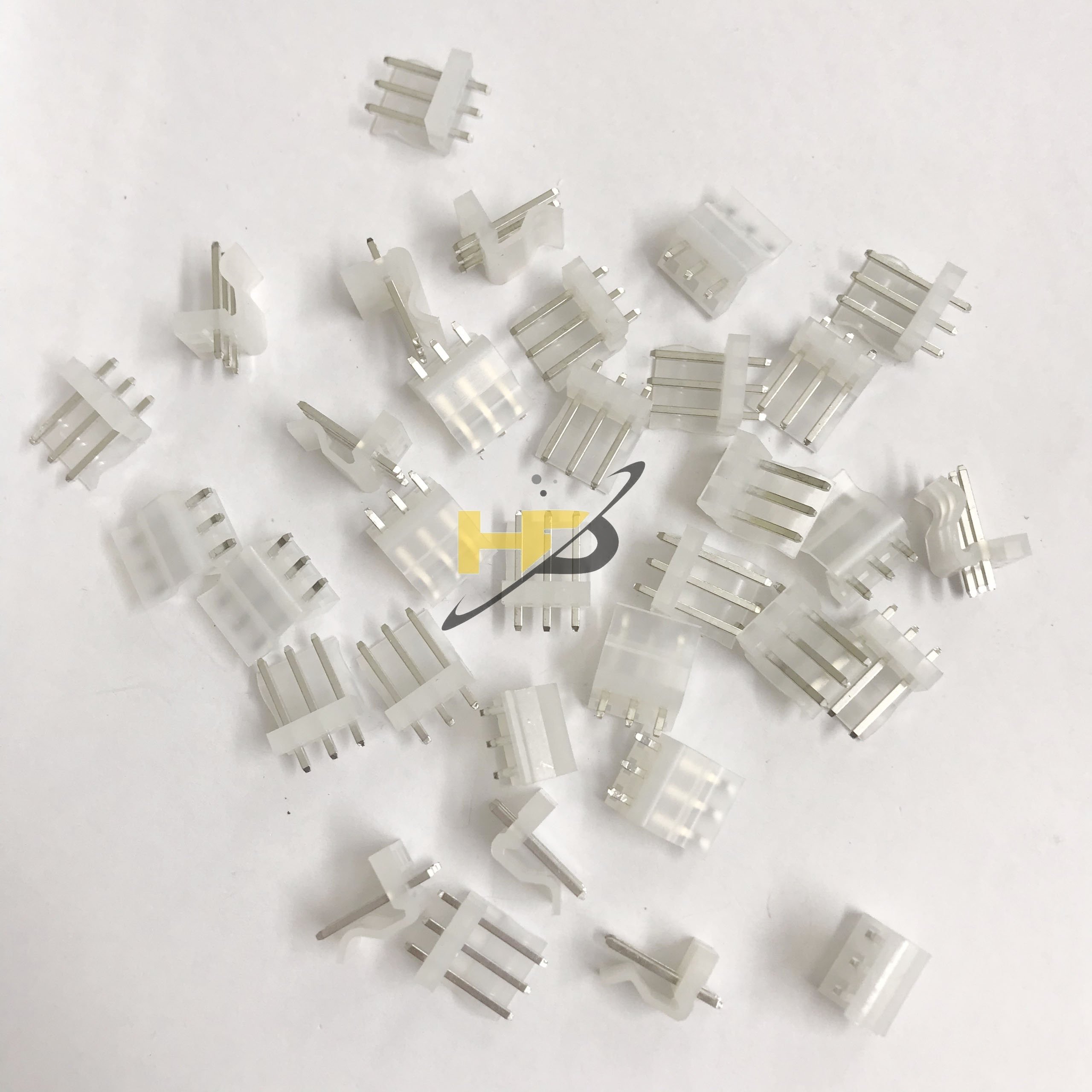 [Combo 10 Bộ] Header CH 3.96 3P (Đực + Cái + Lõi Kẽm), Bộ Giắc CH3.96 3P Chất Lượng