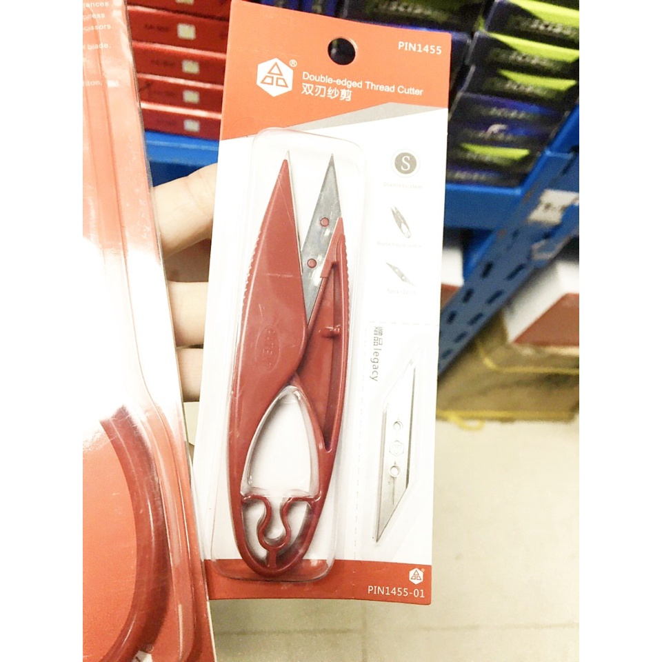 Kéo bấm cắt chỉ thay lưỡi nhãn hiệu Pin 1455 sử dụng trong ngành may mặc (giá 1 cái)
