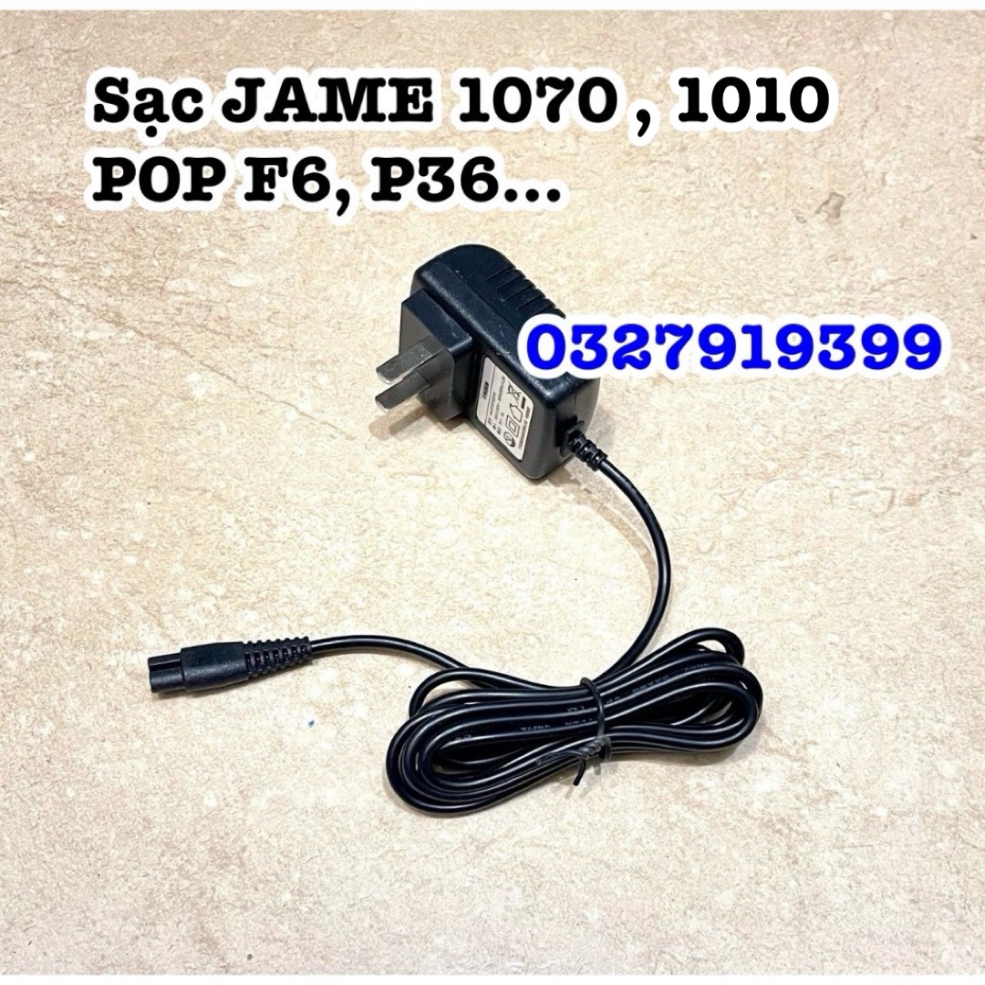 Sạc tông đơ jame 1070 ,jmae 1010, pop f6 , pop p36